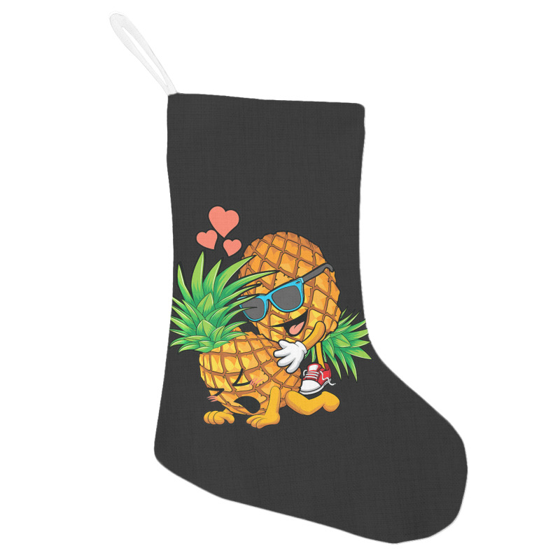 Upside Down Pineapple Swinger And Men Holiday Stocking by longho | Artistshot