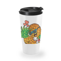 Upside Down Pineapple Swinger And Men Travel Mug | Artistshot