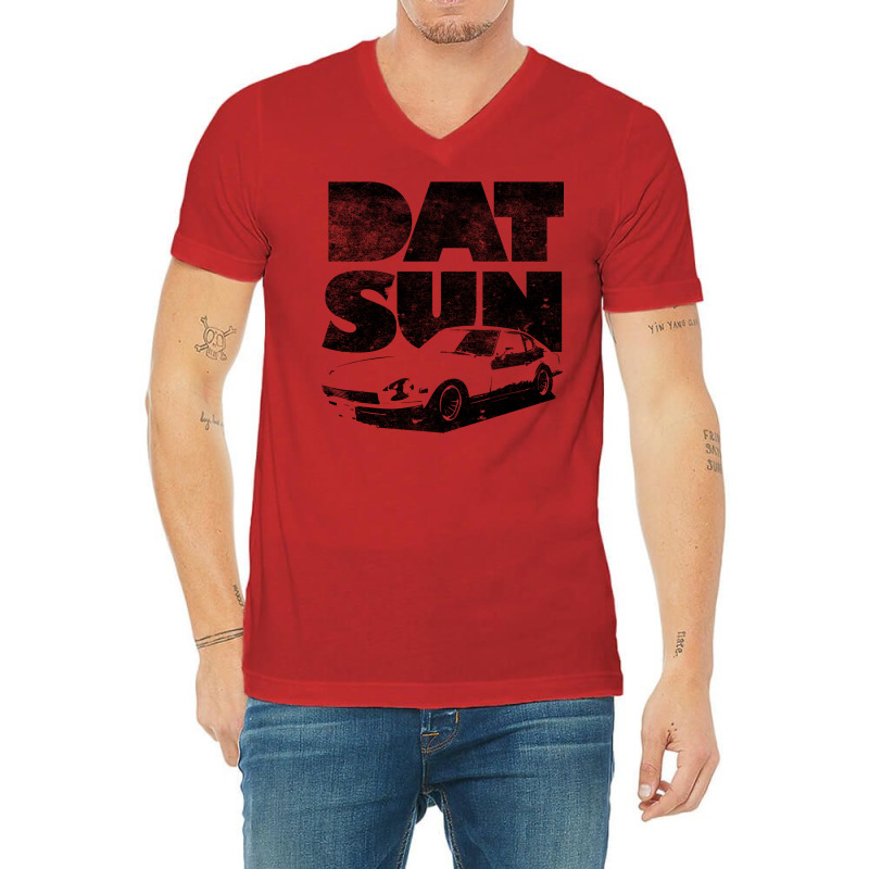 Datsun 240z Fatty V-Neck Tee by ngabijazic7 | Artistshot