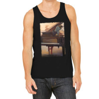 Beautiful Piano Instrument Abstract Futuristic Digital Graphic Tank Top | Artistshot