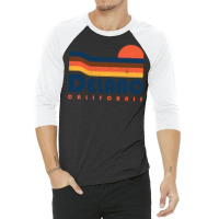 Delano California   Retro Vintage Design 3/4 Sleeve Shirt | Artistshot