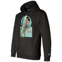 The Islander Tiki Bar Bettie Page Mermaid Champion Hoodie | Artistshot