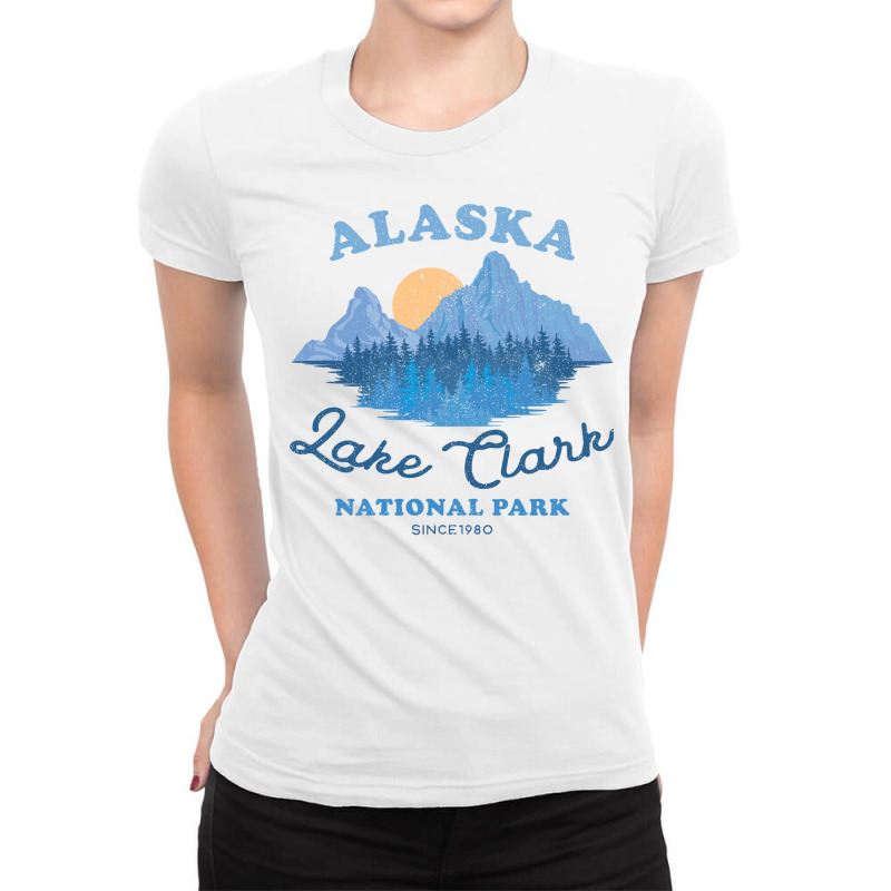 Lake Clark National Park Alaska Ladies Fitted T-Shirt by walakmoyanj | Artistshot