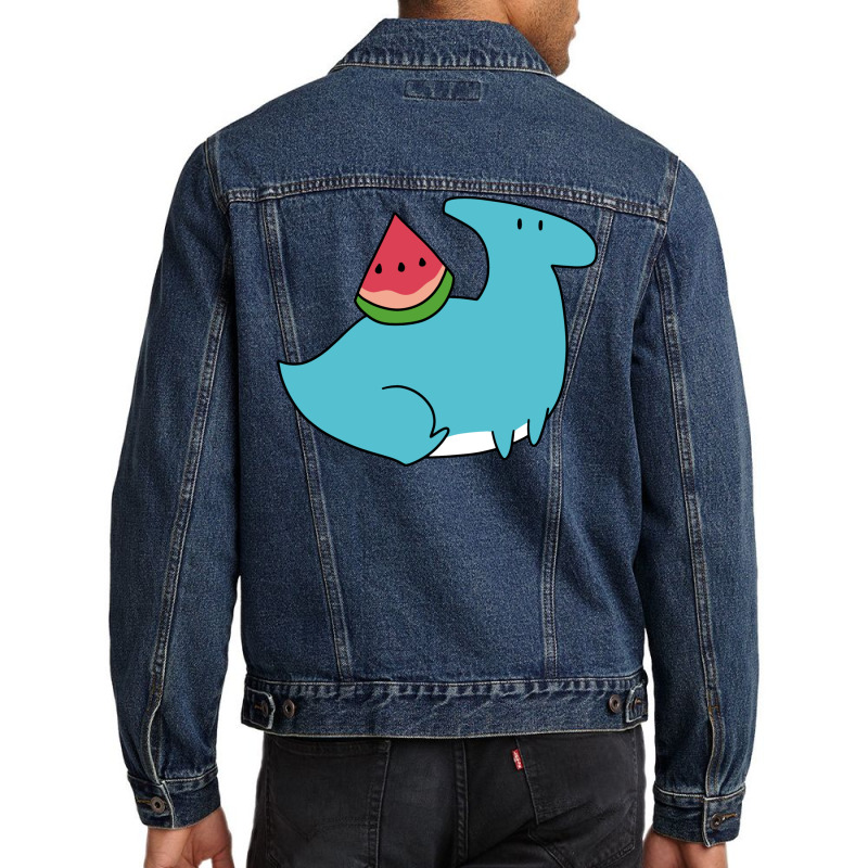 Watermelon Hadrosaurid Men Denim Jacket | Artistshot