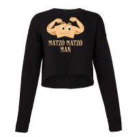 Hanukkah Funny Chanukah Gift Matzo Matzah Man T Cropped Sweater | Artistshot