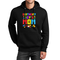 Birthday Boy's Mom Block Building Lover Design Unisex Hoodie | Artistshot