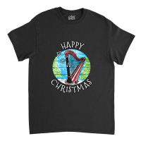 Christmas Harp Harpist Musician Xmas 2022 1 Classic T-shirt | Artistshot