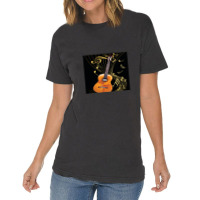 Guitar And Music Notes Vintage T-shirt | Artistshot