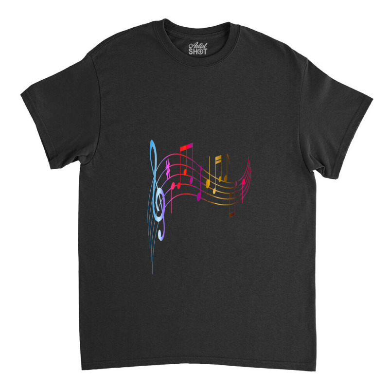 Music Note Classic T-shirt by LeeDeramus | Artistshot