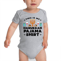 Hanukkah Pajama  Menorah Chanukah Jewish Festival Gift Baby Bodysuit | Artistshot