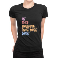 Repeat Electronic Dance Music.png Ladies Fitted T-shirt | Artistshot