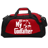 Will You Be My Godfather Active Duffel | Artistshot