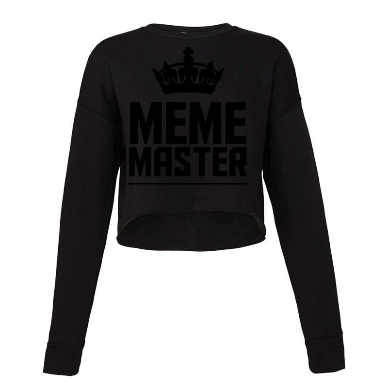 Meme Master Cropped Sweater | Artistshot