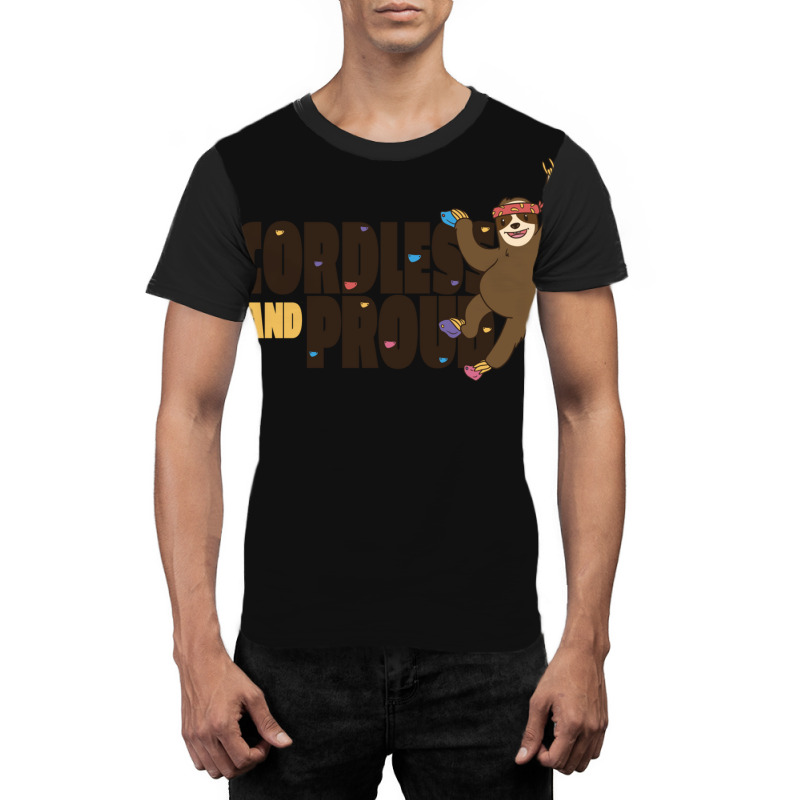 Bouldering Sloth Graphic T-shirt | Artistshot