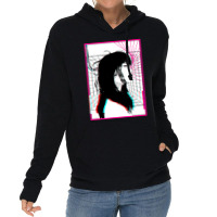 Cyberpunk Cyborg Girl Color Glitch Futuristic Style Lightweight Hoodie | Artistshot