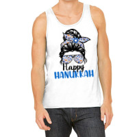 Happy Hanukkah Jewish Messy Christmas Pajama Gift Tank Top | Artistshot