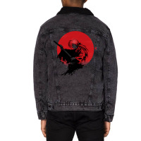 Red Sun Rurouni Unisex Sherpa-lined Denim Jacket | Artistshot