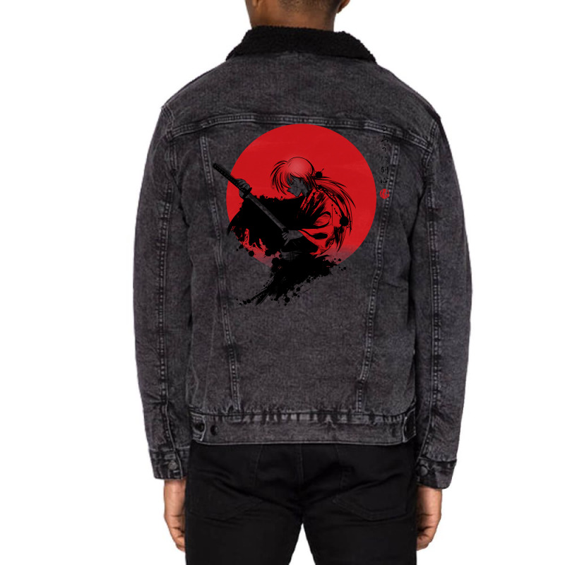 Red Sun Rurouni Unisex Sherpa-lined Denim Jacket | Artistshot