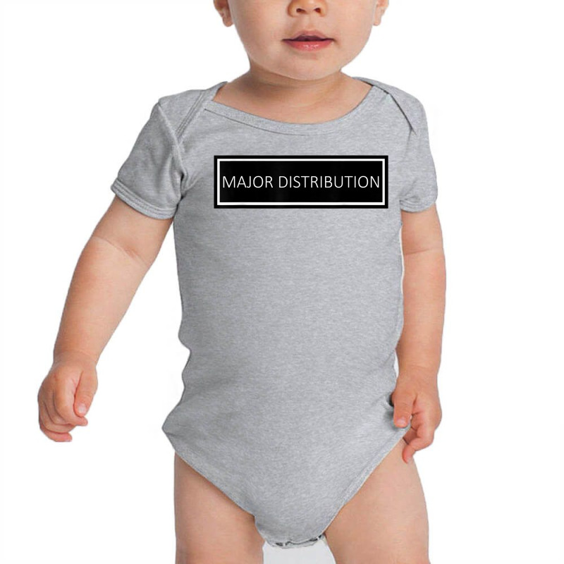 Major Distribution Black Box Minimalist Typography T Shirt Baby Bodysuit by shanesxk | Artistshot