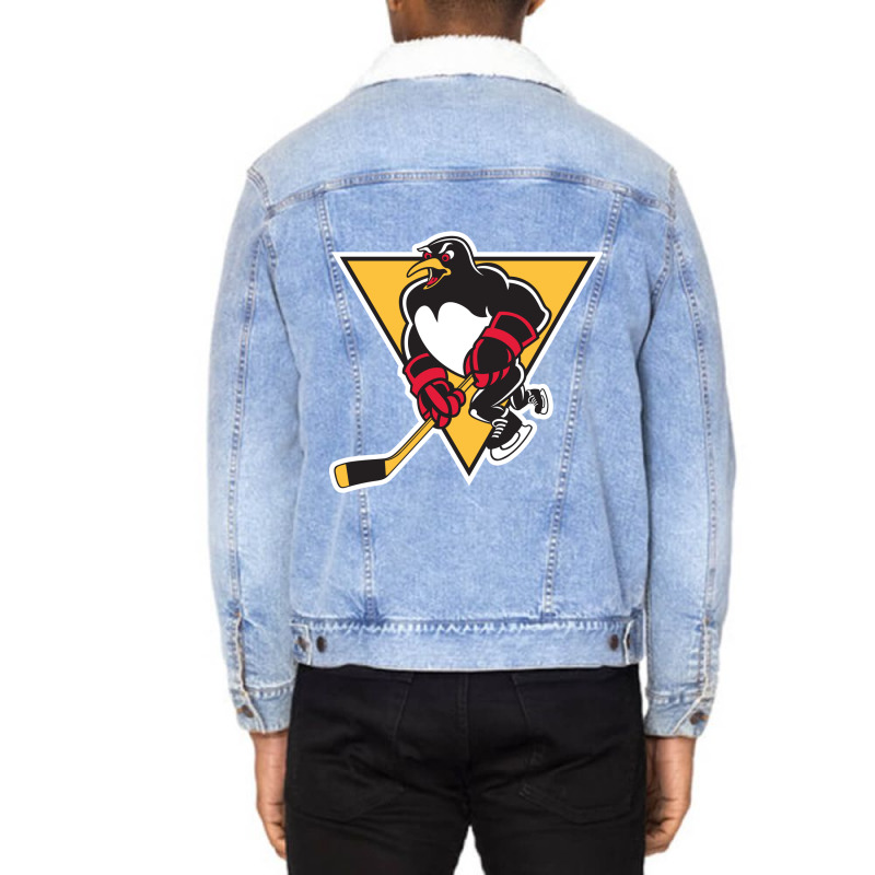 New-wilkes-barre-scranton-penguins Unisex Sherpa-lined Denim Jacket | Artistshot