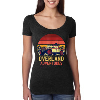 Overland Adventures Camping Offroad Graphic T Shirt Women's Triblend Scoop T-shirt | Artistshot