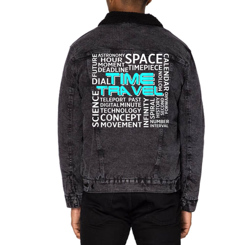 Time Travel Science Fiction, Science Fiction Space Costume T Shirt Unisex Sherpa-Lined Denim Jacket by ald1heberts | Artistshot