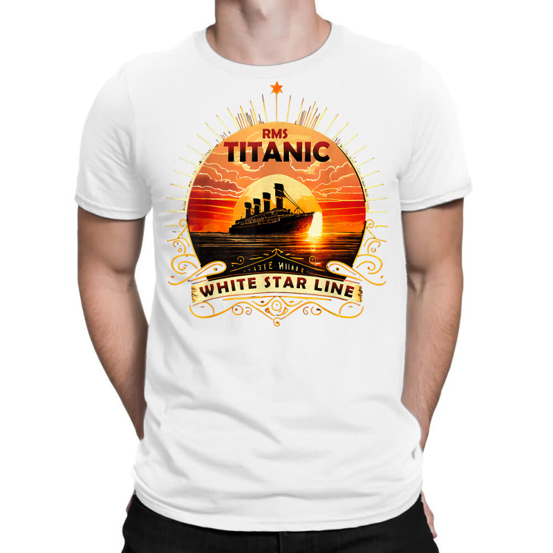 Titanic Ship Atlantic Ocean Cruise Voyage Old Vintage 1912 T Shirt T-shirt | Artistshot