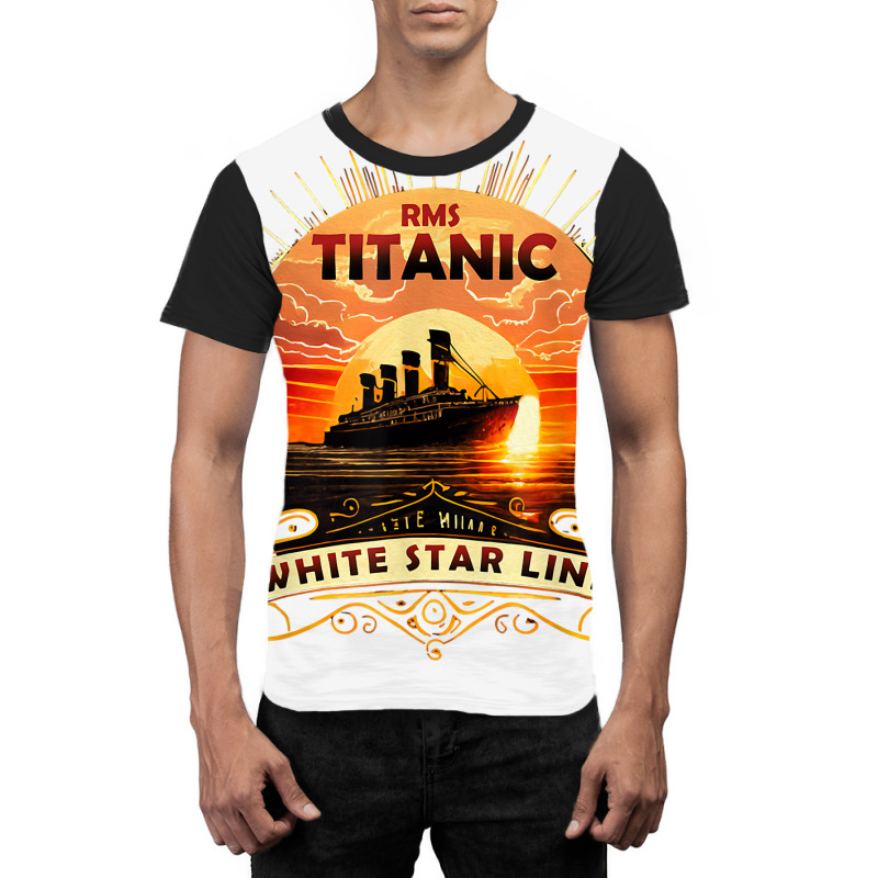 Titanic Ship Atlantic Ocean Cruise Voyage Old Vintage 1912 T Shirt Graphic T-shirt | Artistshot