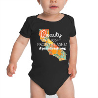 Womens Paradise Strong Northern California Strong Camp Fire Tank Top Baby Bodysuit | Artistshot