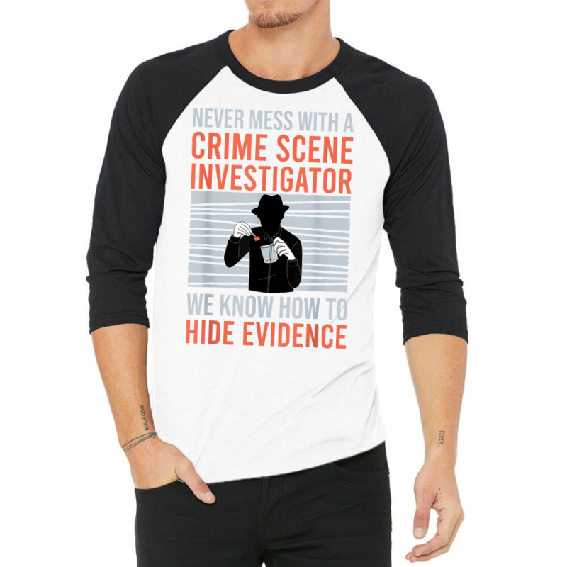 Retro Crime Scene Investigator T Shirt 3/4 Sleeve Shirt by kaykemyjoa | Artistshot