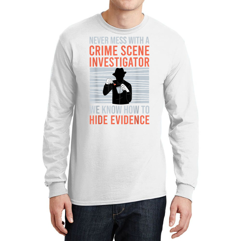 Retro Crime Scene Investigator T Shirt Long Sleeve Shirts by kaykemyjoa | Artistshot