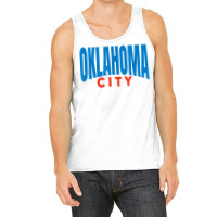 Oklahoma City Blueorangered Fun Simple & Basic Okc Minimal T Shirt Tank Top | Artistshot