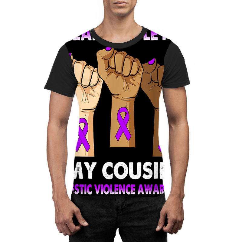 Silence Hand I Wear Purple For My Cousin Domestic Violence T Shirt Graphic T-shirt by casimircorjki0 | Artistshot