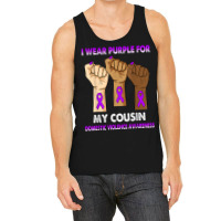 Silence Hand I Wear Purple For My Cousin Domestic Violence T Shirt Tank Top | Artistshot