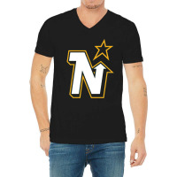 Vintage Minnesota Hockey Retro North Stars V-neck Tee | Artistshot