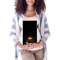 Calcifer Maternity Scoop Neck T-shirt | Artistshot