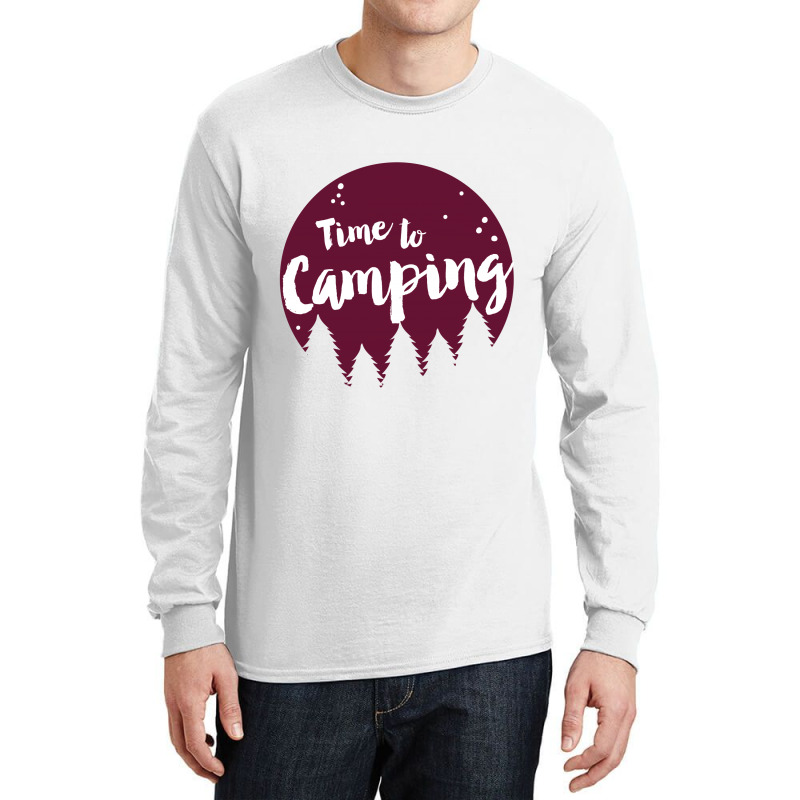 Camping Time Long Sleeve Shirts by Perfect Designers | Artistshot