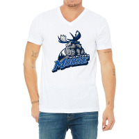 The-manitoba-moose-sun V-neck Tee | Artistshot