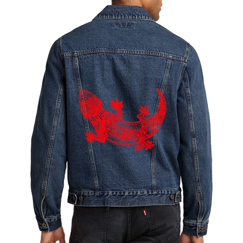 Zantangle Lizard Men Denim Jacket | Artistshot