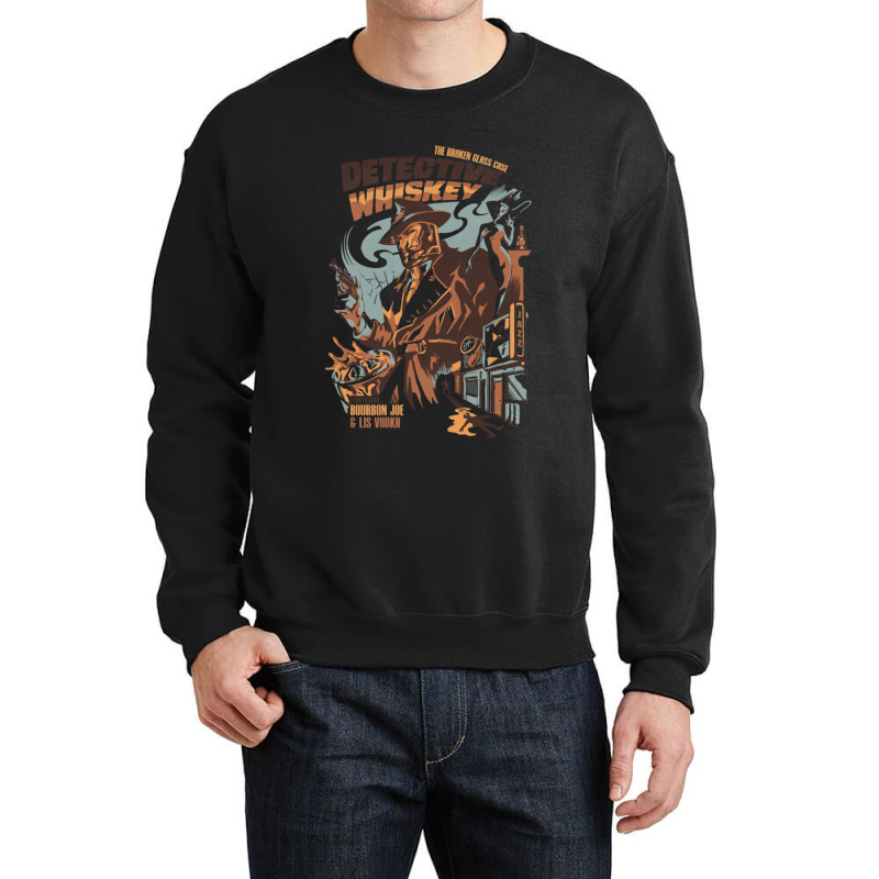 Detective Whiskey Essential Crewneck Sweatshirt by NancyAllen | Artistshot