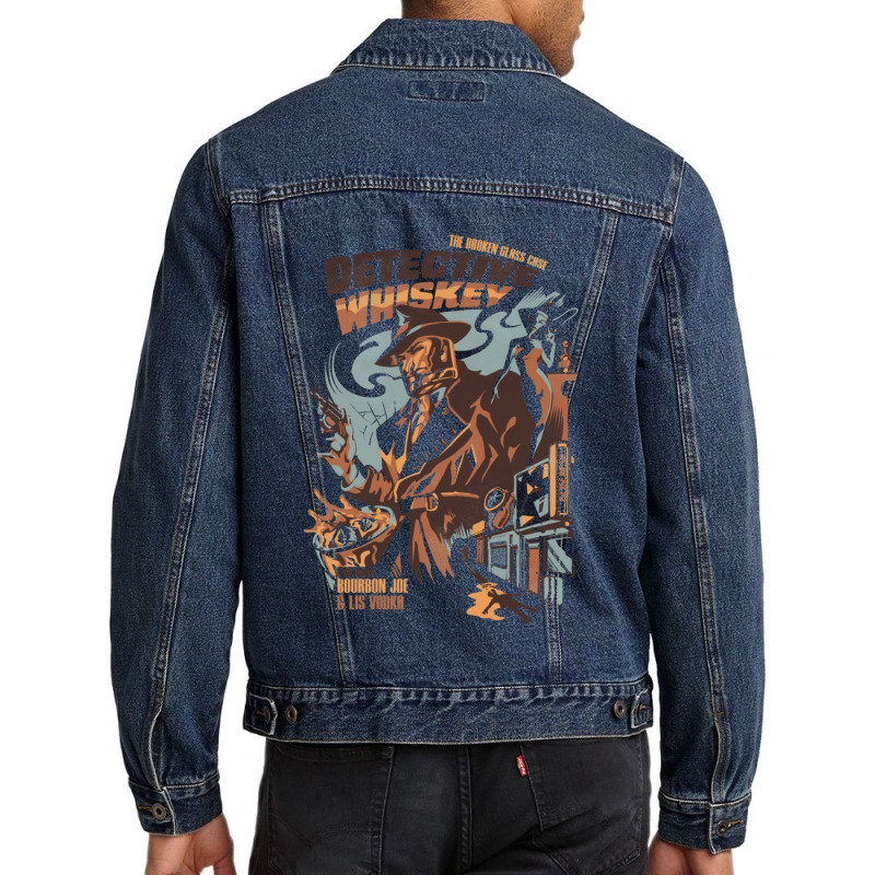 Detective Whiskey Essential Men Denim Jacket by NancyAllen | Artistshot