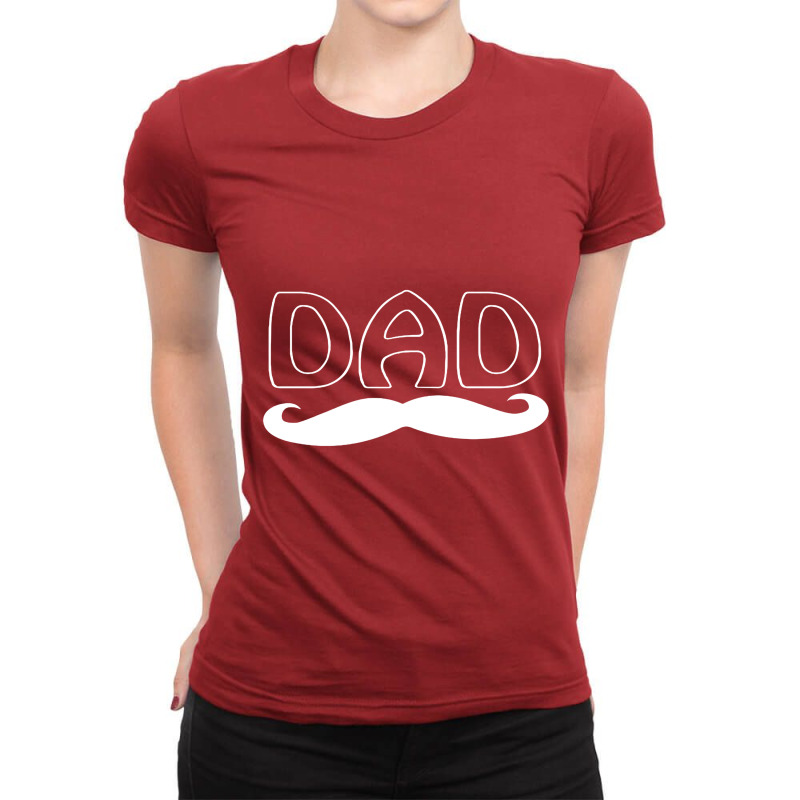 Dad Ladies Fitted T-Shirt by tambahwati | Artistshot