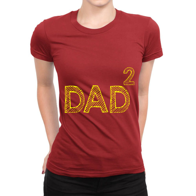 Dad² Ladies Fitted T-Shirt by tambahwati | Artistshot