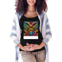 Abstract Eagle Art Created By Ai Maternity Scoop Neck T-shirt | Artistshot