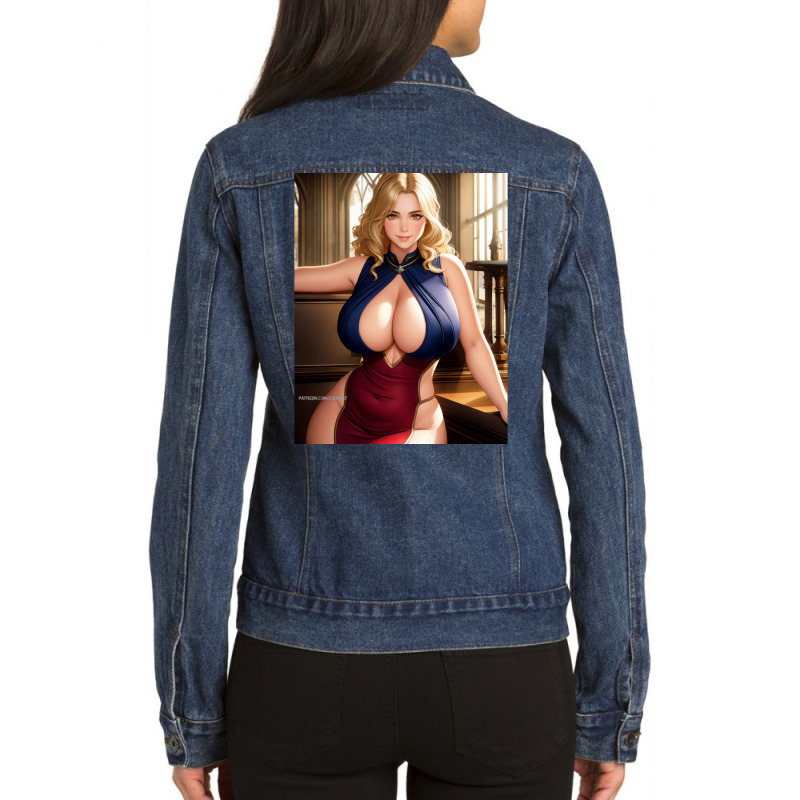 Absolve Of All Sins Ladies Denim Jacket by cerdobagman4 | Artistshot