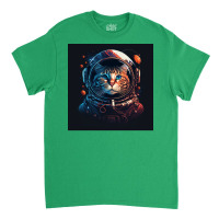 Astronaut Cat Classic T-shirt | Artistshot