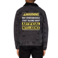 Artificial Intelligence Ai (1) Unisex Sherpa-lined Denim Jacket | Artistshot