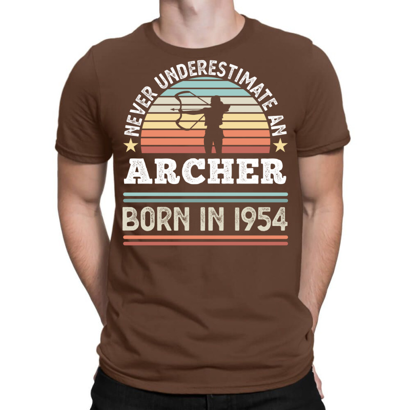 Archer Born 1954 70th Birthday Archery Gift Travel T-shirt | Artistshot