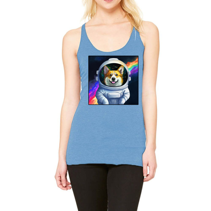 Astro Corgi Racerback Tank by naxhamaizulg | Artistshot