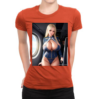 Co Pilot Attendant Ladies Fitted T-shirt | Artistshot